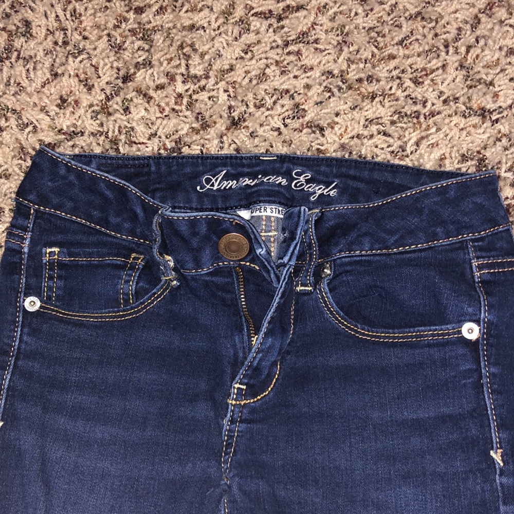 American Eagle Dark Blue Skinny Jeans